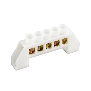 <b>Copper</b> Terminal Block 5 Position <b>Screw</b> Fixing Neutral Busbar Bridge Terminal - Product Image 2