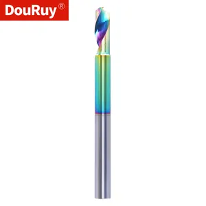 Douruy một Flute phay Cutter CNC End Mills cho hợp kim nhôm cắt Router End Mill bit nhôm cắt Router bit