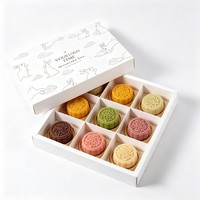 Boîtes d'emballage de gâteaux de luxe imprimées avec logo, vente chaude, boîtes cadeaux pour gâteaux, boîte à gâteaux avec séparateur, impression numérique