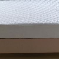 Ensemble de draps de lit d'hôtel en gros, housse de lit rafraîchissante et imperméable, protège-matelas, chambre à coucher, ensemble de draps de lit blancs en gros pour lit Queen