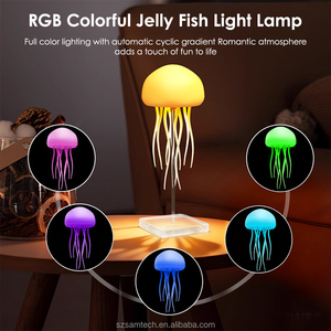 Christmas Gifts Jellyfish <strong>Lamp</strong> Sound Activated <strong>Jelly</strong> <strong>Fish</strong> Light <strong>Lamp</strong> with Dancing Legs Colors Rechargeable Multicolor Decor - Product Image 5