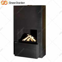 Barbecue autonome d'extérieur en acier Corten à bois, certifié CE, 50000-74999 BTU, écologique pour jardin