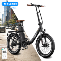 Sepeda Ringan ONESPORT, Moped Kecil dengan Pedal, Sepeda Motor untuk Wanita, Sepeda Listrik, Ebike, E-Bike