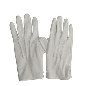 Guantes de Algodón Blancos Antideslizantes con Puntos de PVC, 100% Algodón, para Camareros, Conductores y Funerales - Product Image 5