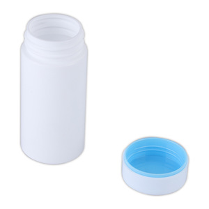 250ml white cylindrical plastic <b>bottle</b> with screw cap, protected from <b>light</b>, PE plastic packaging <b>bottle</b>, health product <b>bottle</b> - Product Image 4