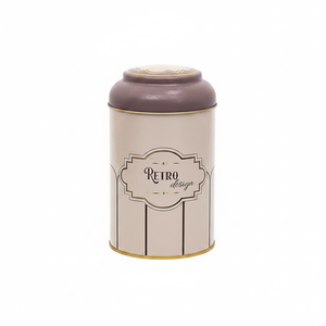กระป๋อง1.2L โลหะทรงกลมขนาด105X150มม. พร้อมฝาโดมดีไซน์ย้อนยุค - Product Image 2