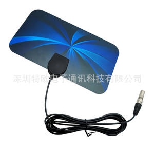 Antena de <span class=keywords><strong>TV</strong></span> Digital para Interiores Qiyuntong de 25Db de Alta Ganancia, Conector SMA, Material ABS, VSWR 1.5, Señales HDTV 8K/4K/1080P, Molde Privado - Product Image 3