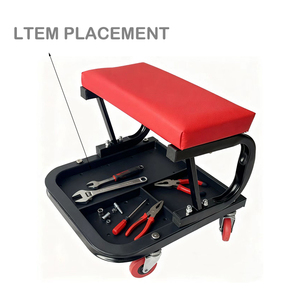 Sửa chữa Phân cơ học Con lăn ghế với ngăn kéo lăn dây leo ghế lăn nhà để xe Ghế nặng cơ học con lăn Phân - Product Image 5