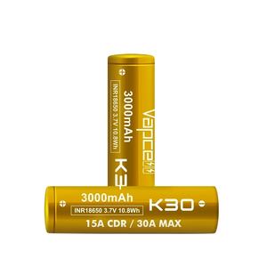18650 배터리 15A 방전 Vapcell INR18650 3000mAh 30A 최대 방전 전류 3.7v 리튬 이온 18650 3000mAh 배터리 - Product Image 2