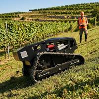 Tondeuse à gazon télécommandée sur chenilles pour l'entretien des espaces verts et des terrains de golf, livraison gratuite