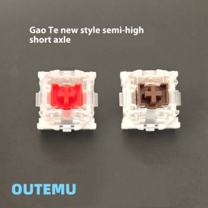 Outemu สวิตช์คีย์บอร์ดเชิงกลแบบปรับแต่งได้สวิตช์แบบกึ่งสูง/ต่ำ/เชิงเส้นแดง/ชาพร้อมปลั๊กร้อน - Product Image 2