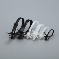 Pince à cravate en nylon détachable pour le montage de voitures Clips de fixation de câble auto-bloquant en plastique Attache à glissière universelle