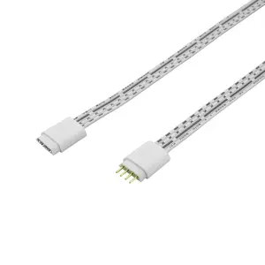 Luzes LED Strip, Fita LED RGB, Corda de Corda Iluminação 10mm neon rgb led strip 4 wire cabling connector 12V
