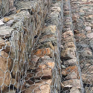 Fabrika doğrudan satış galvaniz gabyon kutu tel örgü/sepet taş istinat duvar düz örgü dokuma tekniği kaynak için - Product Image 4