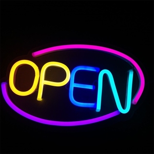 Lớn Trong Kho Chỉ 19USD Hôm Nay Đã Sẵn Sàng Để Tàu Linh Hoạt Đầy Màu Sắc Mini LED Mở Neon Dấu Hiệu - Product Image 5