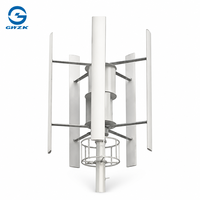 Éolienne à axe vertical GWH-2KW, puissance nominale 2KW, sortie 120V/220V, démarrage à 2,5 m/s, générateur VAWT à 11,5 m/s