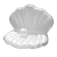 Vente en gros usine : Canapés gonflables en PVC pour piscine, équipements de parc aquatique, chaises longues gonflables en forme de coquillage et de perle, châteaux gonflables