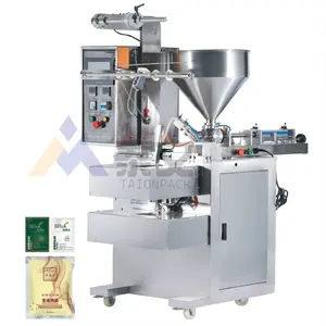 Machine de remplissage et d'emballage verticale automatique de sachets de liquide pour petits sachets de bâtonnets de miel Machine d'emballage de confiture de lait soupe eau huile