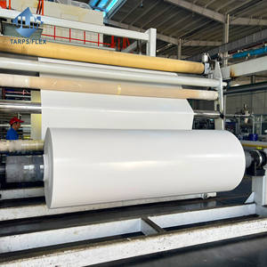 Rollo de Tela de Lona Recubierta de PVC de 850g 900g, Resistente e Impermeable para Uso Industrial y al Aire Libre - Product Image 2