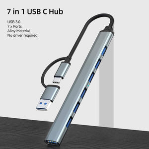 Tố<span class=keywords><strong>c</strong></span> độ cao 7-Port <span class=keywords><strong>USB</strong></span> 3.0 HUB Splitter Hợp kim nhôm sạ<span class=keywords><strong>c</strong></span> và dữ liệu Sync Adapter cho PC máy tính xách tay <span class=keywords><strong>MacBook</strong></span> - Product Image 4