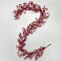 Couronne de Noël faite à la main couronnes de fleurs et de plantes décoratives diadèmes de Noël chauds à bas prix