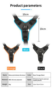 Jingying Attachement de téléphone Action Caméra <span class=keywords><strong>Casque</strong></span> de <span class=keywords><strong>moto</strong></span> Mentonnière Support de montage <span class=keywords><strong>pour</strong></span> <span class=keywords><strong>Go</strong></span> <span class=keywords><strong>Pro</strong></span> 11 10 9 8 7 6 5 - Product Image 5