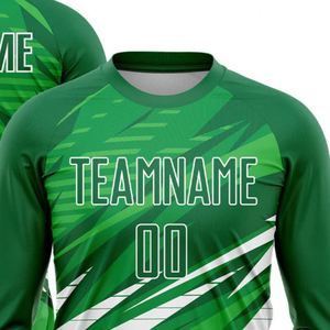 High Quality <b>Long</b> Sleeve Soccer Jersey Football Team Shirt Breathable Athletic Sportswear <b>Match</b> Training Uniform for Men Youth - Product Image 4