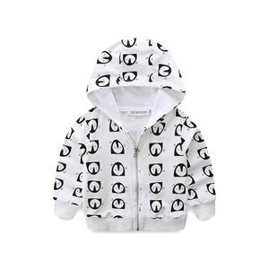 <b>Kids</b> Boys Girls Printed Jacket 2019 Fashion Baby Boy Girl Long Sleeve Zipper Hooded Outwear Warm Cartoon Jackets - Product Image 1