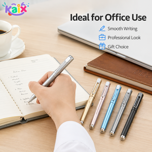 <span class=keywords><strong>ปากกา</strong></span>โลหะแบบกดหดได้ KAIX รุ่นสั่งทำพิเศษ ผิวด้าน สำหรับของขวัญองค์กร พร้อมบริการขายส่งรวดเร็ว จัดส่งรวดเร็ว ขั้นต่ำในการสั่งซื้อน้อย - Product Image 2