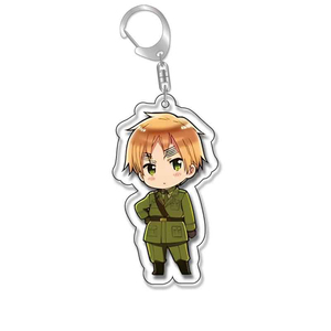 พวงกุญแจอะคริลิค ลายการ์ตูนอนิเมะ ฮีตาเลีย APH ของขวัญแฟนคลับ ตัวละครน่ารัก ขนาด 6 ซม. รุ่นธีมซีรีส์ต่างๆ - Product Image 2