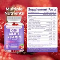 Complément alimentaire pour le système immunitaire en marque propre, bonbons à la vitamine C, multivitamines végétales, gommes