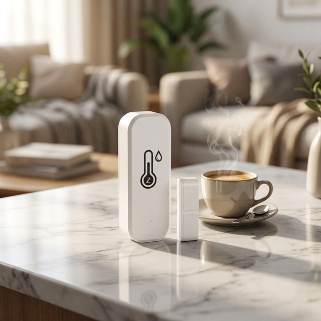 Zigbee 3.0 Temperature and Humidity Sensor for Smart Home Automation