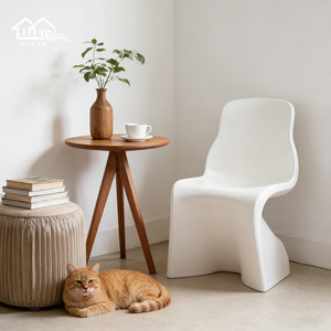Sedia da Pranzo in FRP dal Design Moderno, Sedia Creativa Personalizzata per Lui o Lei, per Matrimoni, Hotel, Sala da Pranzo/Soggiorno, Uso in Salone - Product Image 3