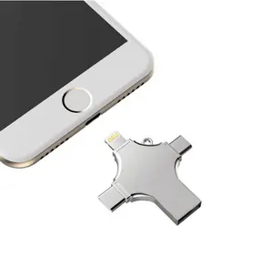 Ipad Android for iphone 3.0用OTG4-in-1 USB Power USBフラッシュドライブの売れ筋。