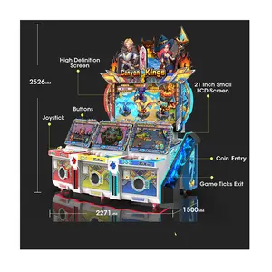 Guangdong Business Mall Amusement Machine Knop Skill Arcade Verlossing Gaming Machine Muntautomaat Games Voor Kinderen