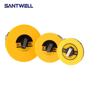 Cinta Métrica de Fibra de Vidrio Tipo Disco de 20-100m, Impermeable y Duradera, para Construcción y Topografía - Product Image 1