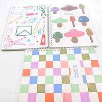 Livre d'autocollants avec papier de support épais, album de collection, organisateur de scrapbooking, journal durable et imperméable, papeterie, carnet réutilisable