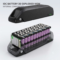 Batterie de vélo électrique 48V 25Ah 20Ah Polly DP-9 pour vélos électriques 750W 1000W Bafang Fatfish Biggie Fatfish OG Fat Tyre Vamos El Amigo Cargo Bike
