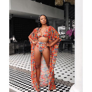 New Arrival Sexy <strong>Bikini</strong> Three Piece Digital Print Swimsuit <strong>Bikinis</strong> <strong>Beachwear</strong> <strong>Old</strong> - Product Image 3