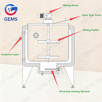 50L 100L 150L 200L 300L 500L Lait Pasteurisation Machine 500 Litres Pasteurisateur