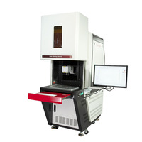 Machine de marquage laser à fibre 20W portable fendue fermée de 100W pour extracteur de fumée de miroirs de carte PCB de bijoux