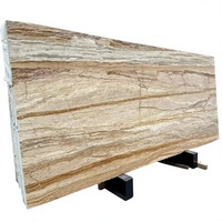 Panel Dinding Batu Alam Tiramisu Travertine Mewah Modern Ramah Lingkungan untuk Dekorasi Rumah dengan Harga Terjangkau
