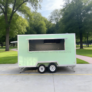 Caffetteria <span class=keywords><strong>Mobile</strong></span> Urbana con Bevande di <span class=keywords><strong>Caffè</strong></span> Speciali e Bar di Smoothie Stagionali, Rimorchio per Cibo da Asporto - Product Image 3