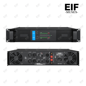 Amplificador de Potencia Profesional de Doble Canal EIFMUSES Serie FF FF-3000/4000/8000/9000, Metálico, 4/8 Ohmios, 500W-900W, Color Negro para Escenario - Product Image 1