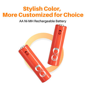 Оптовая продажа перезаряжаемых аккумуляторов NiMH AA 1.2В 2400мАч с низким саморазрядом, 1200 циклов, с зарядным устройством - Product Image 4