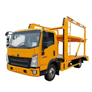 Camión de Transporte de Autos HOWO 4X2 a Precio Económico, Camión Porta Autos con <span class=keywords><strong>Plataforma</strong></span> para el Transporte de 4 Autos - Product Image 1