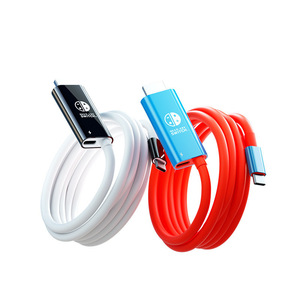 Câble Type-C <span class=keywords><strong>vers</strong></span> Type-C mâle-mâle 4K60HZ pour écran partagé, compatible avec les jeux mobiles, Switch2, ordinateur portable, écran HD - Product Image 1