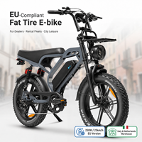 Vélo électrique urbain QMHEEL V20 Limited 48V avec batterie au lithium, vélo électrique, bici fat bike, entrepôt Italie Europe, fournisseur OEM ODM