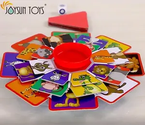 Jogo de quebra-cabeça giratório, jogo de tabletop para crianças 2021