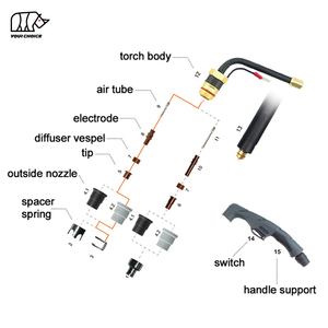 Inwelt Nhà Máy Giá tùy chỉnh 6m cáp 80amp tần số cao ltm81 CNC <span class=keywords><strong>Plasma</strong></span> Máy cắt ngọn đuốc với CE - Product Image 6